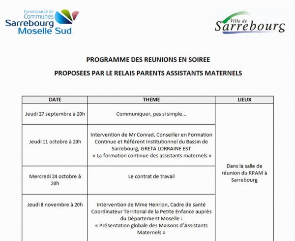 Soirees ram