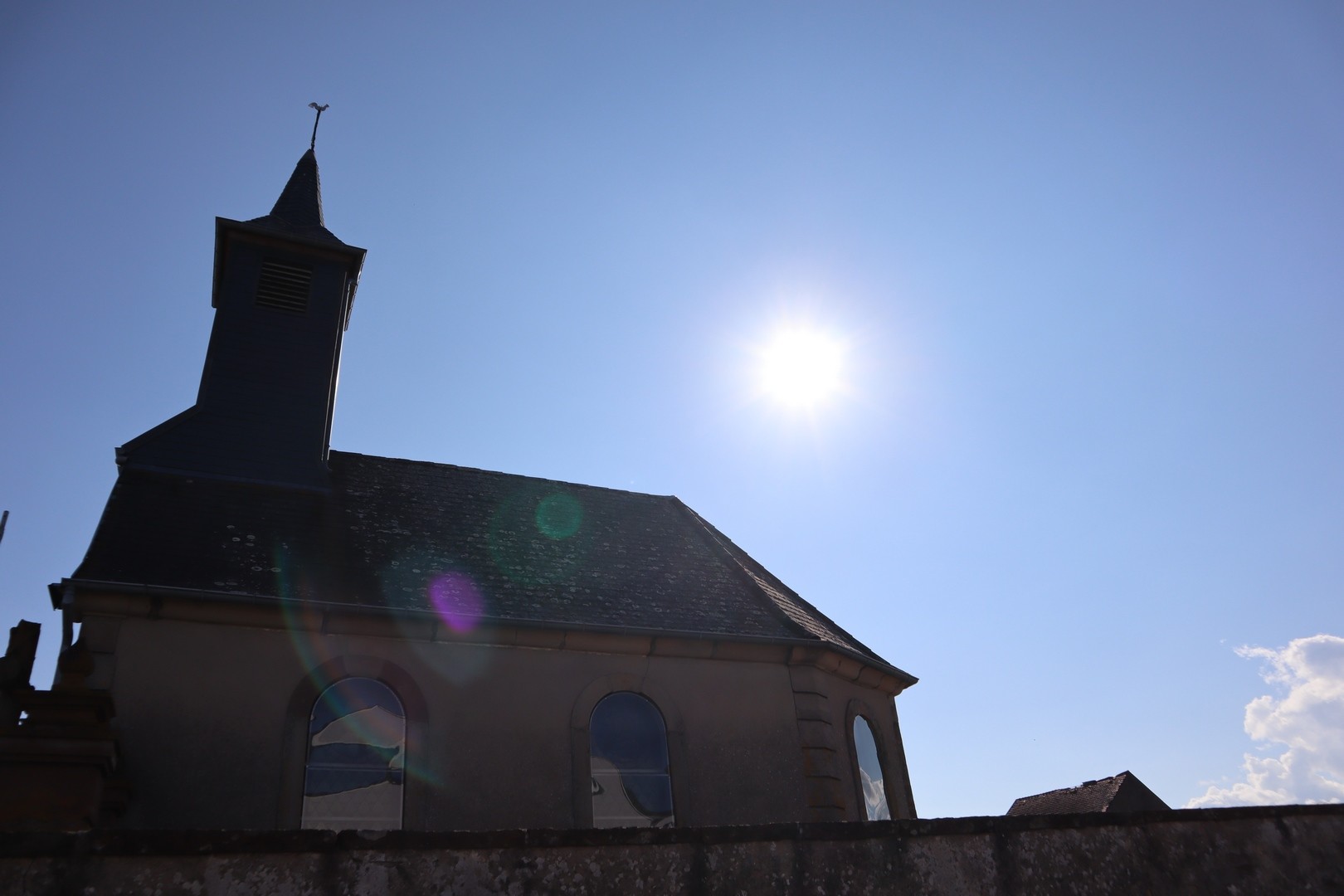 Soleil sur saint Sébastien