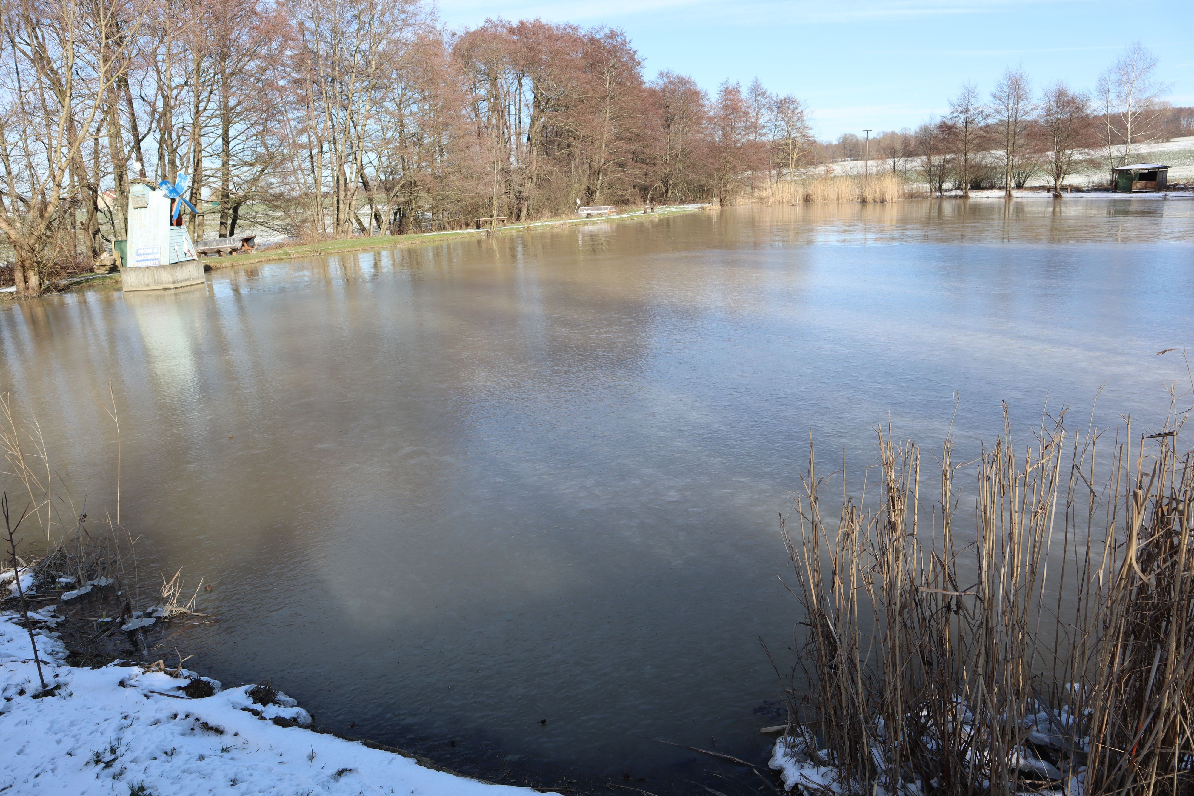 Etang gelé