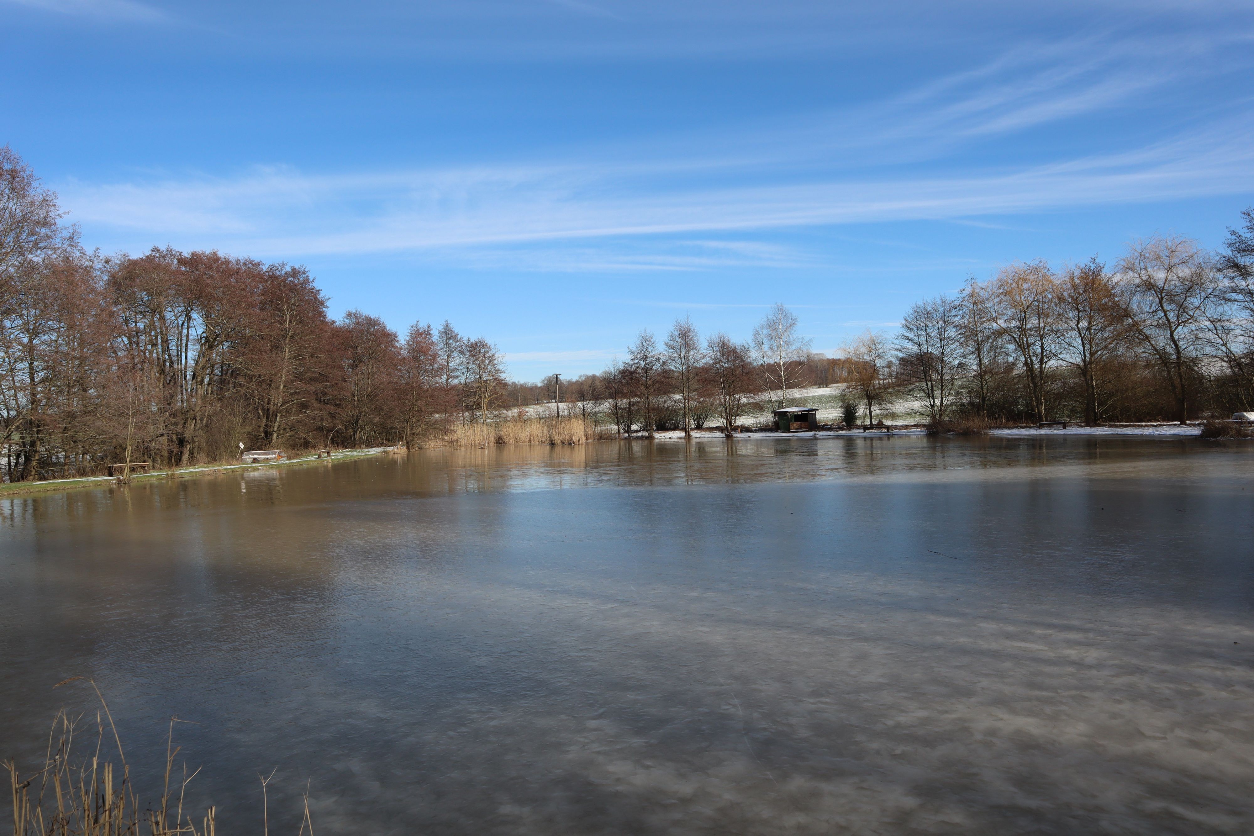 Etang gelé