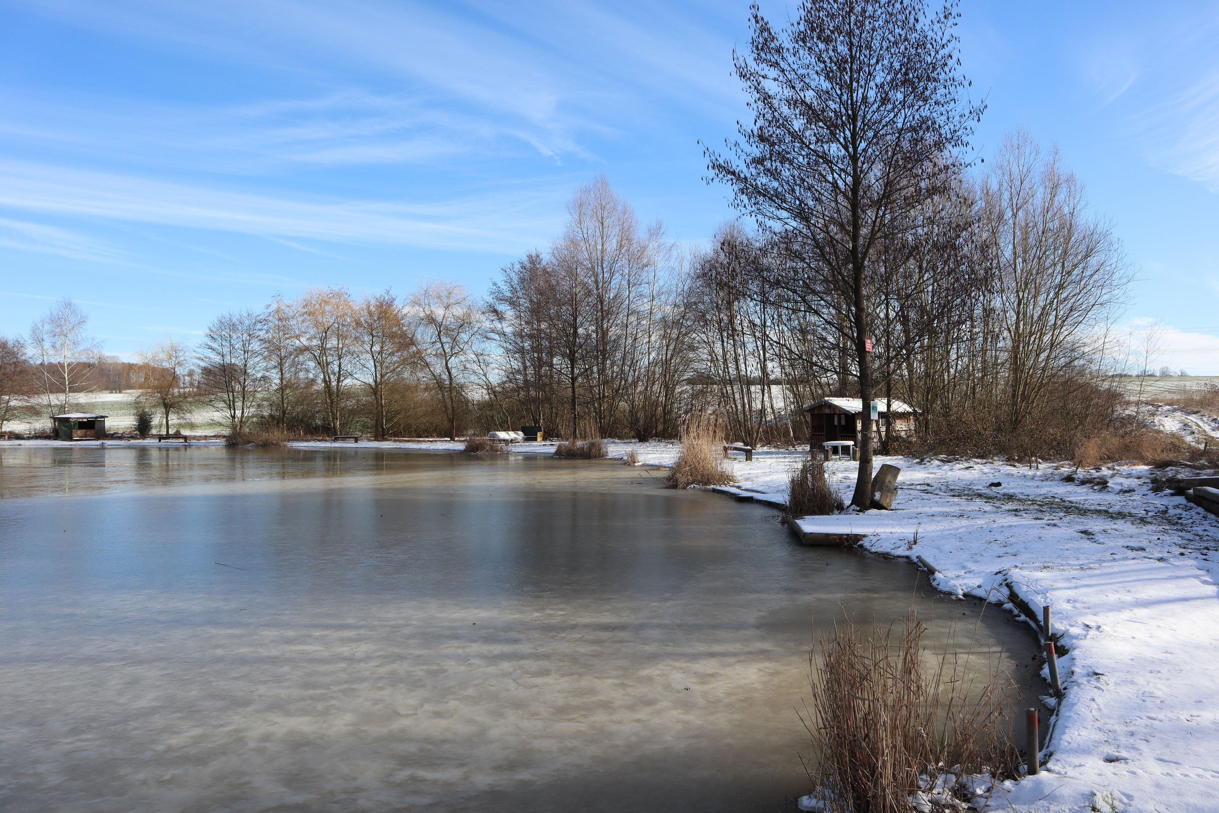 Etang gelé