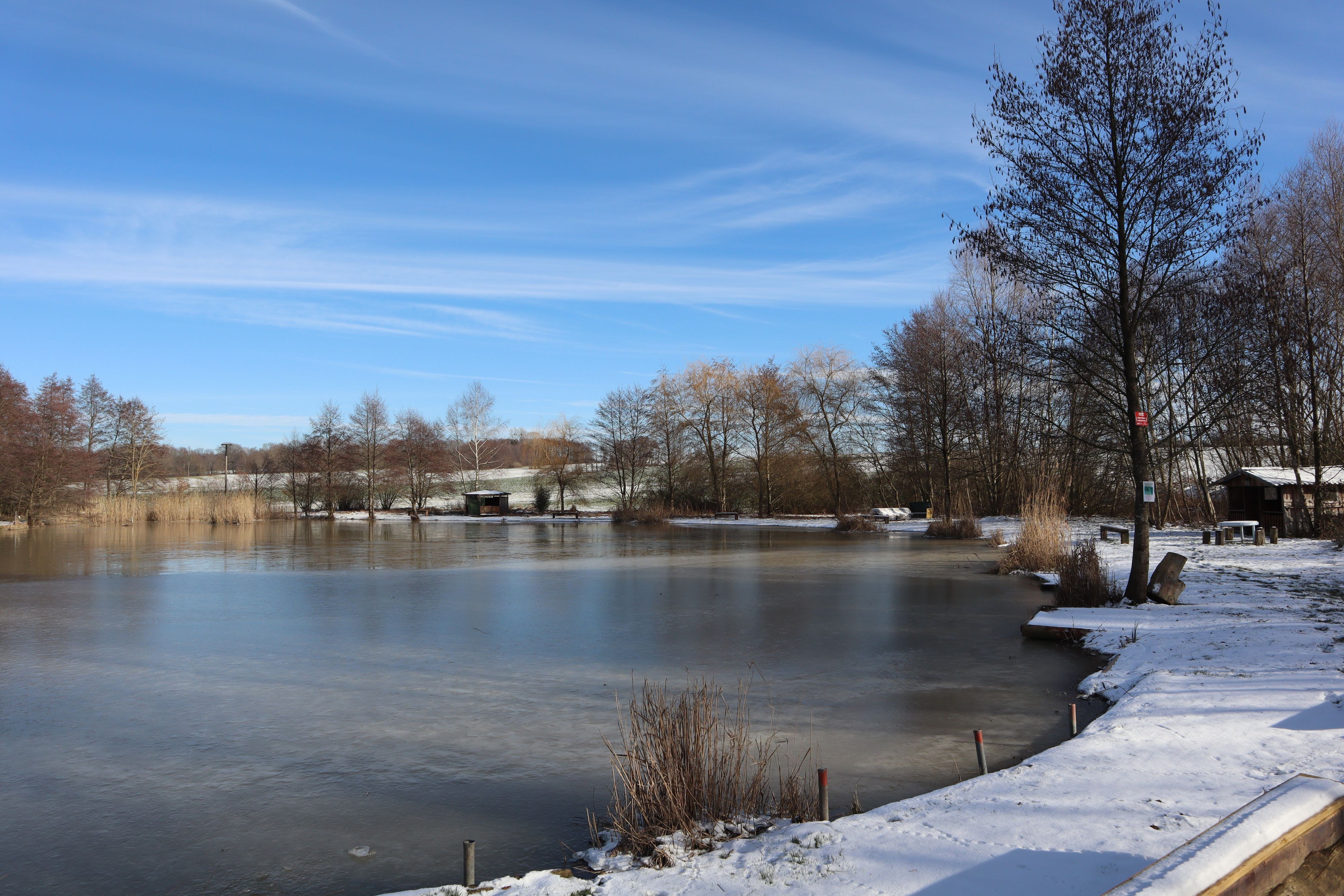 Etang gelé