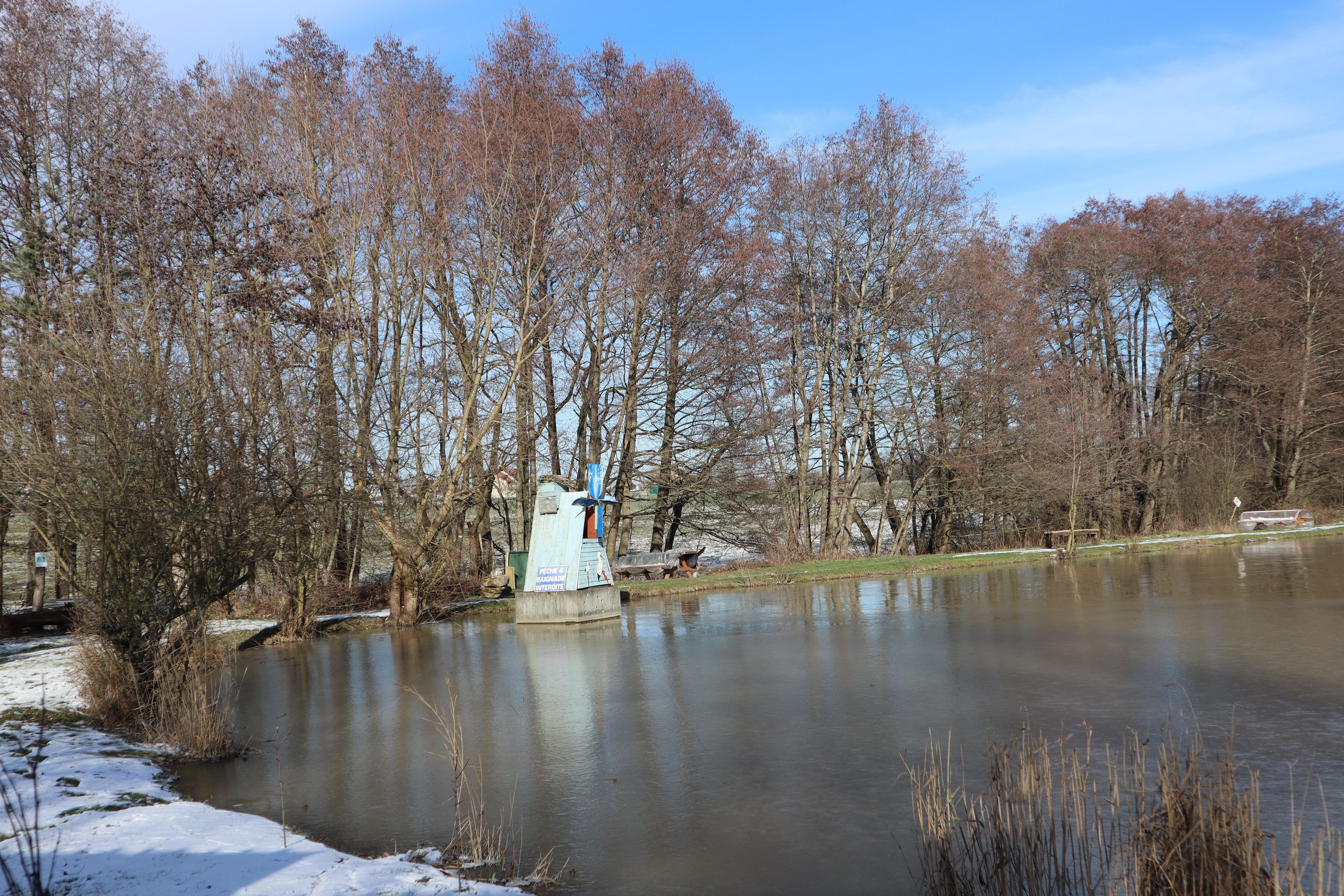 Etang gelé