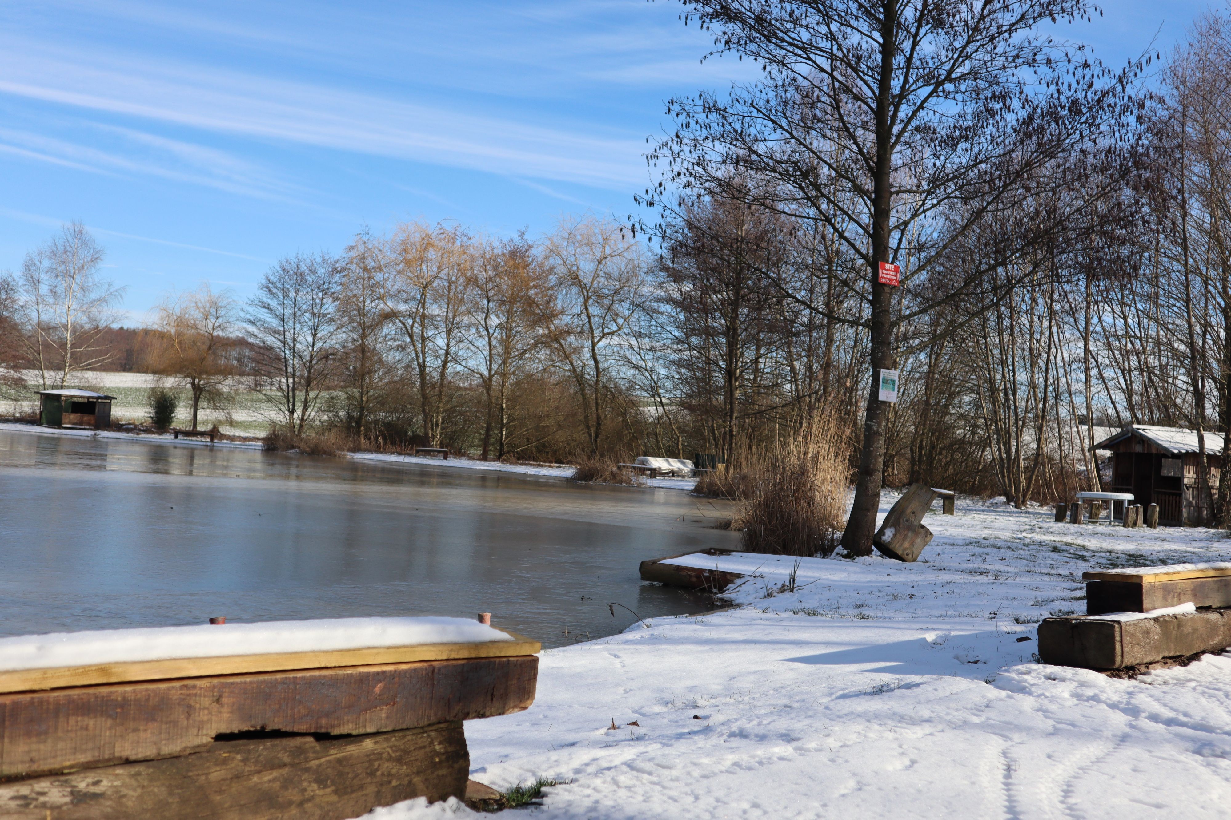 Etang gelé