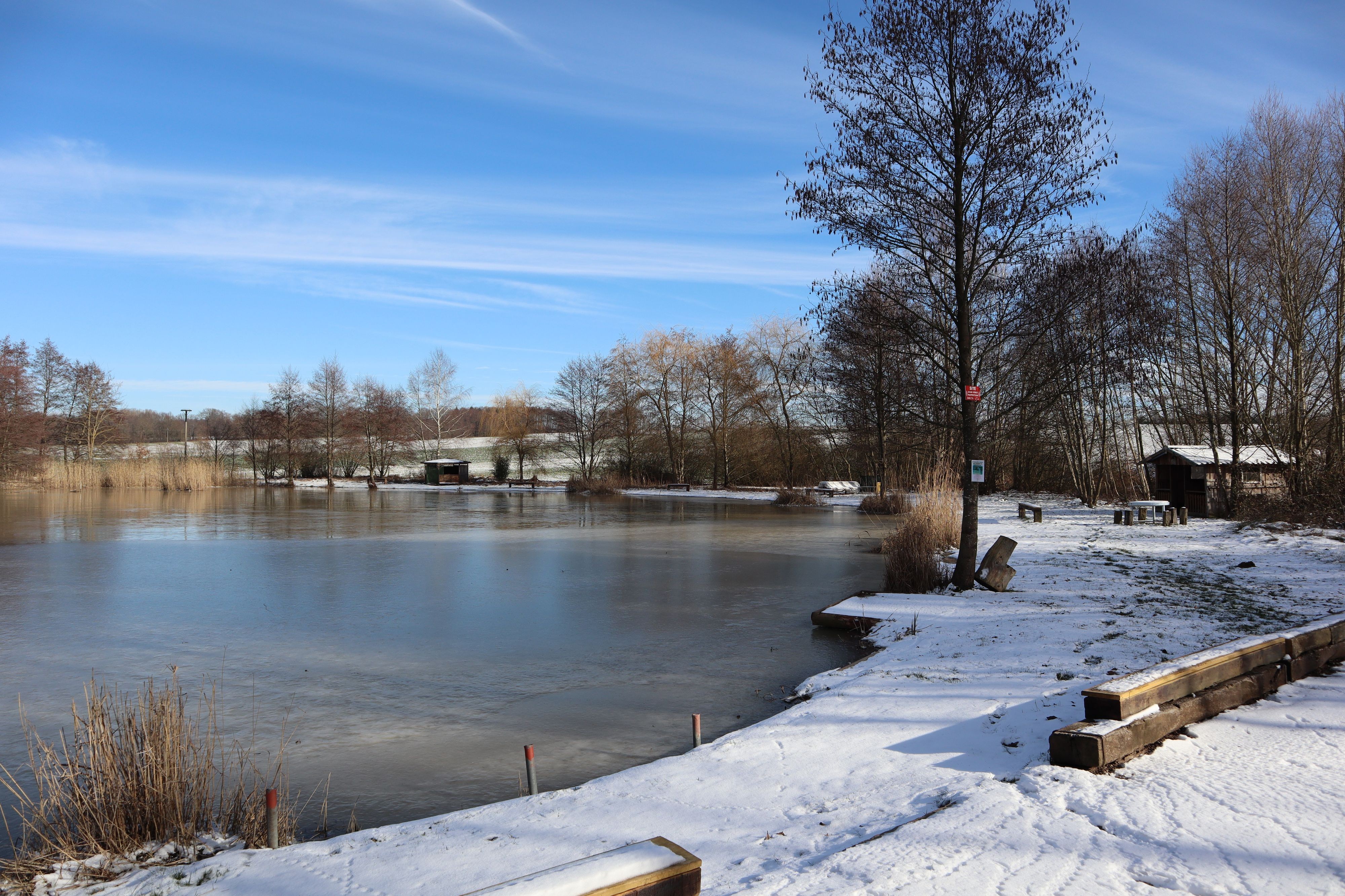 Etang gelé