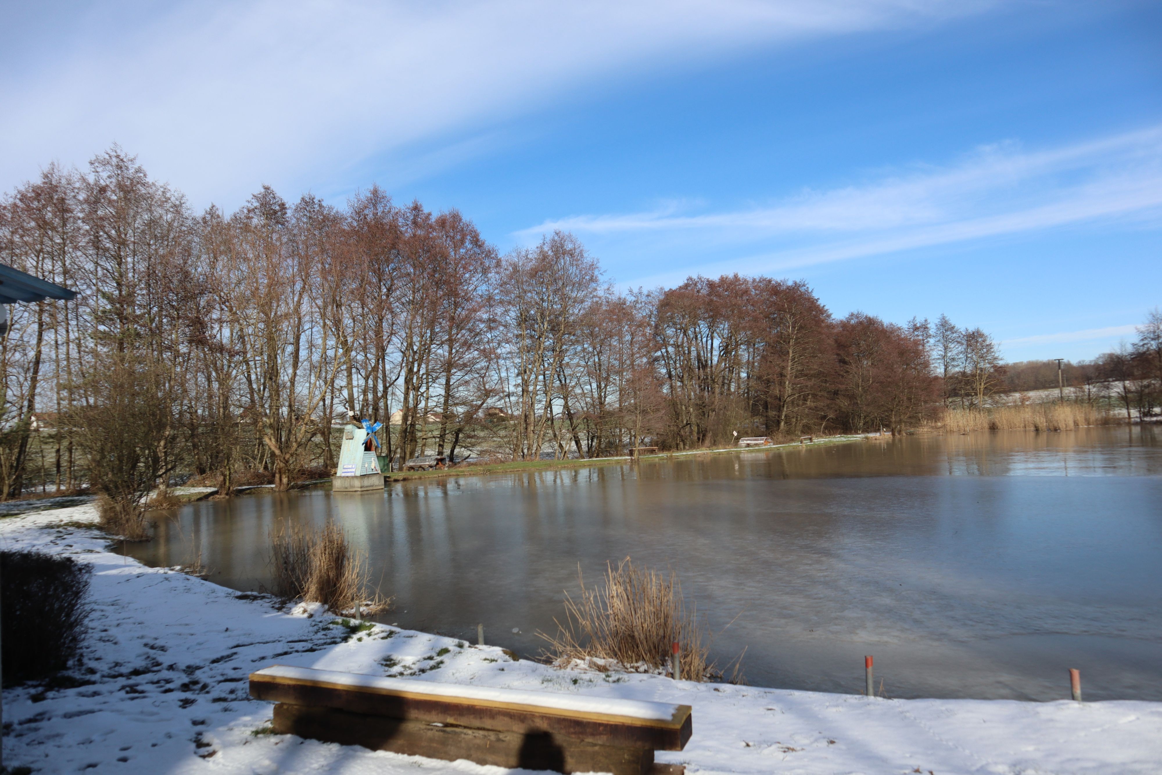 Etang gelé