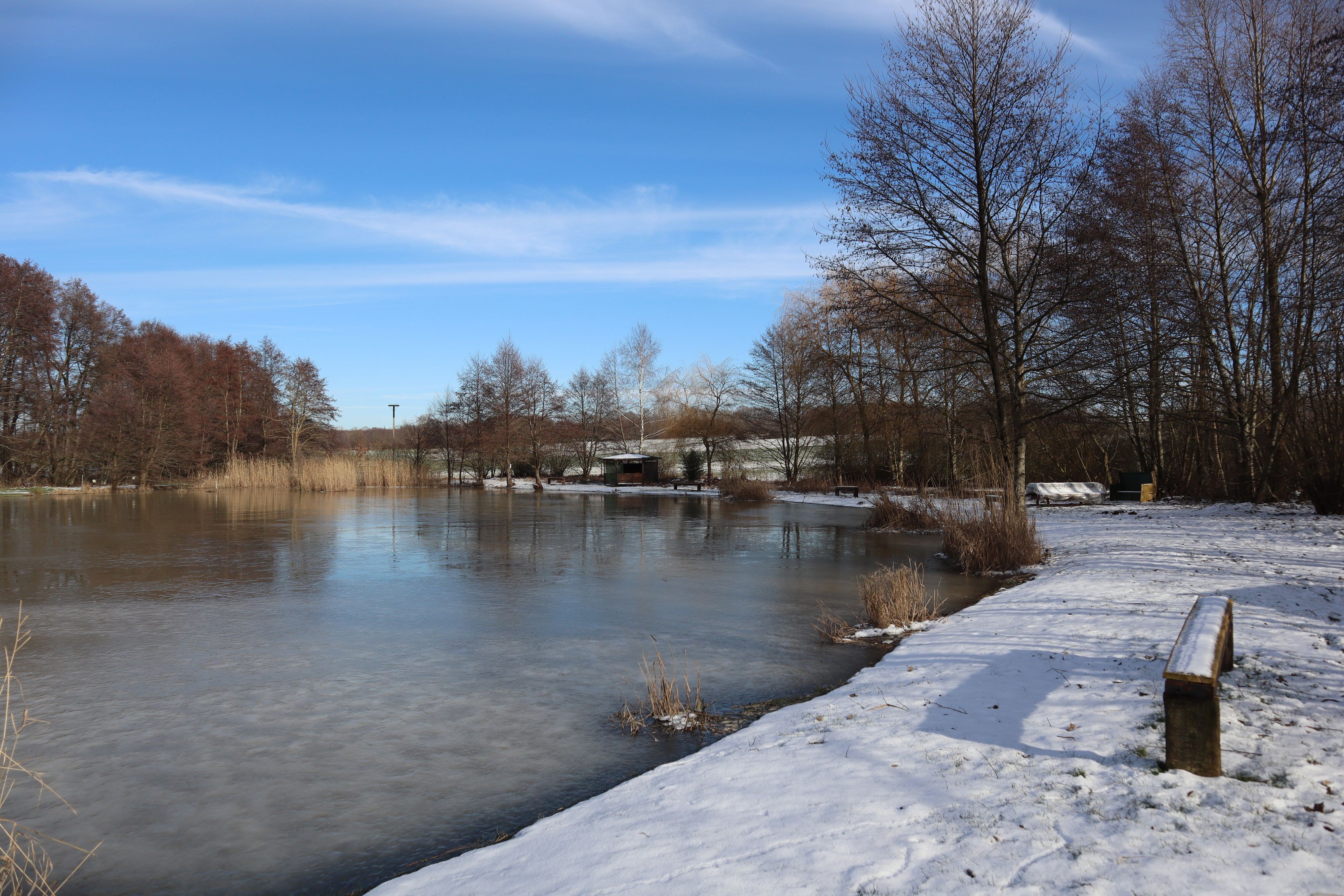 Etang gelé