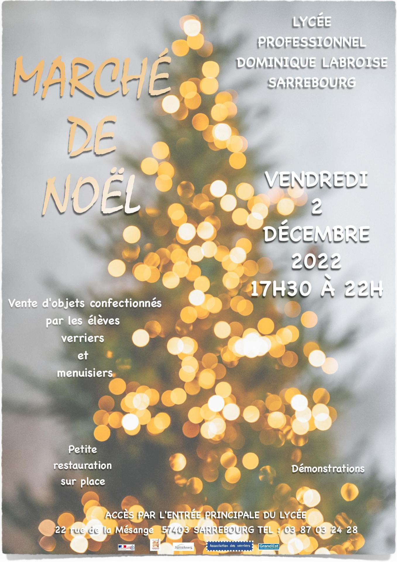 Affiche marche de noel 2022
