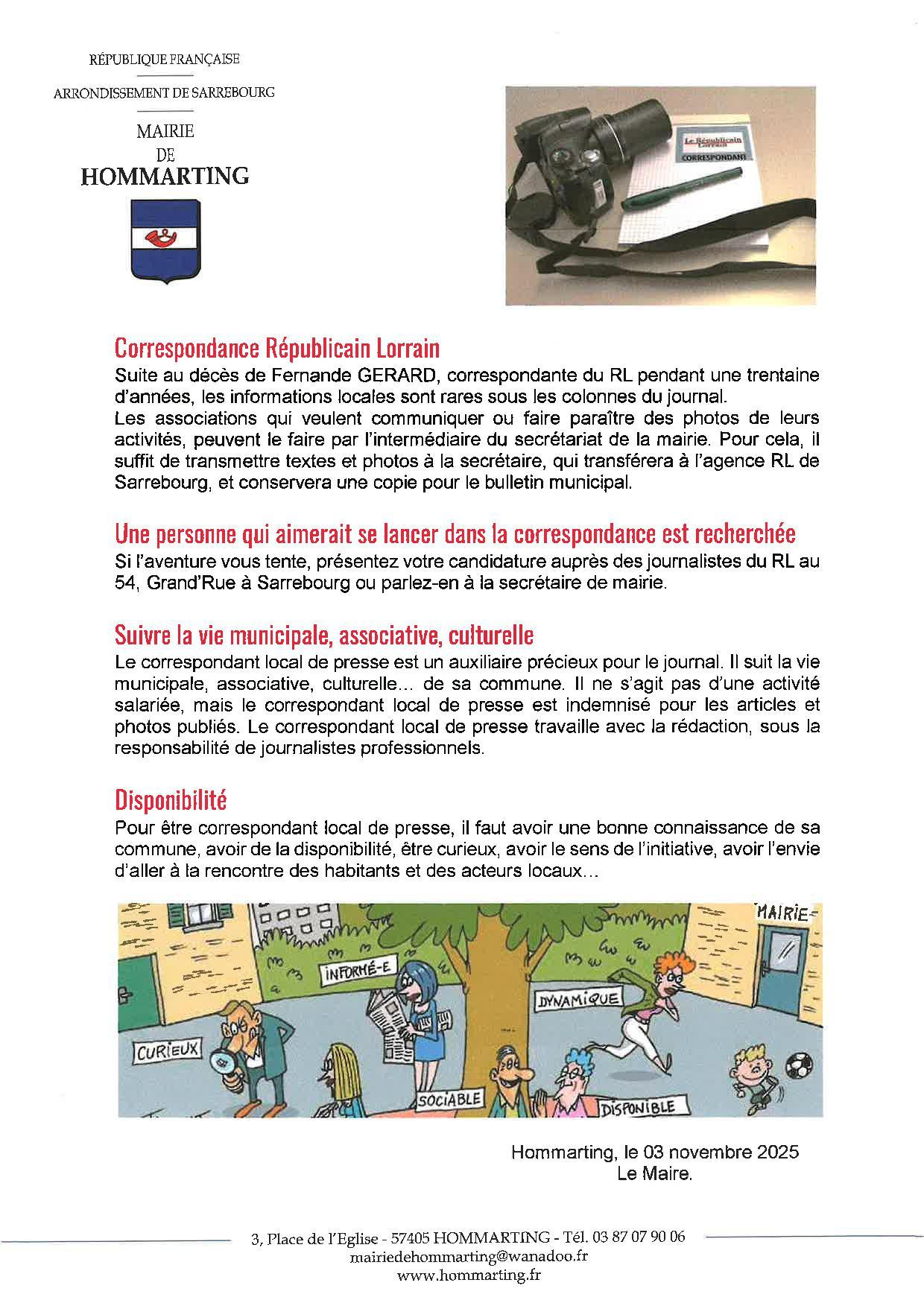 Correspondance republicain lorrain