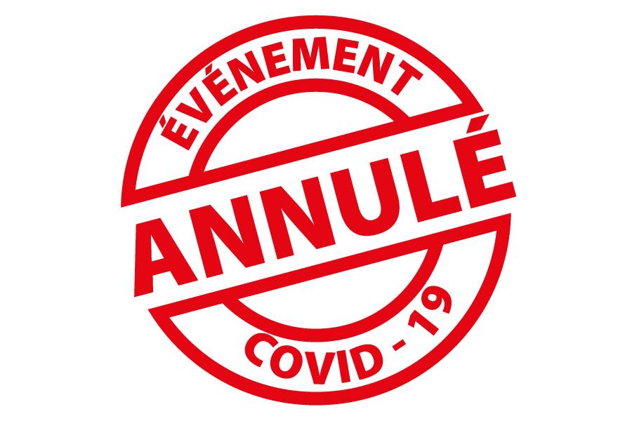 Evenement annule covid web