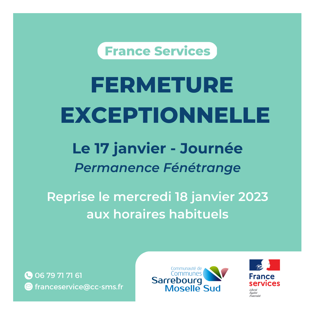 Fermeture france services 1701