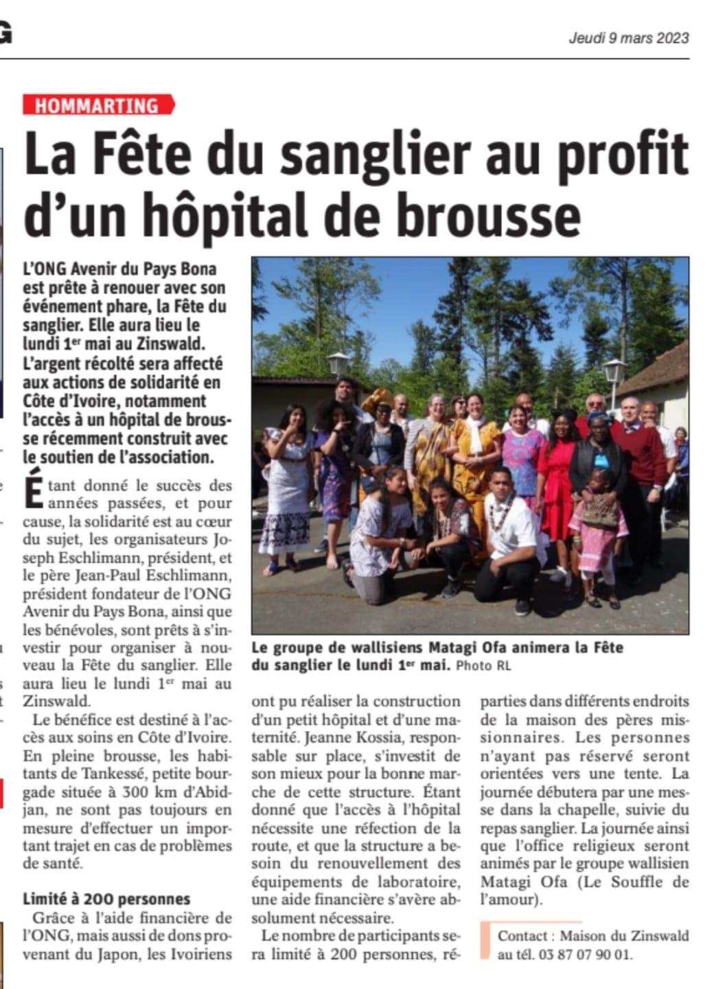 Fete du sanglier