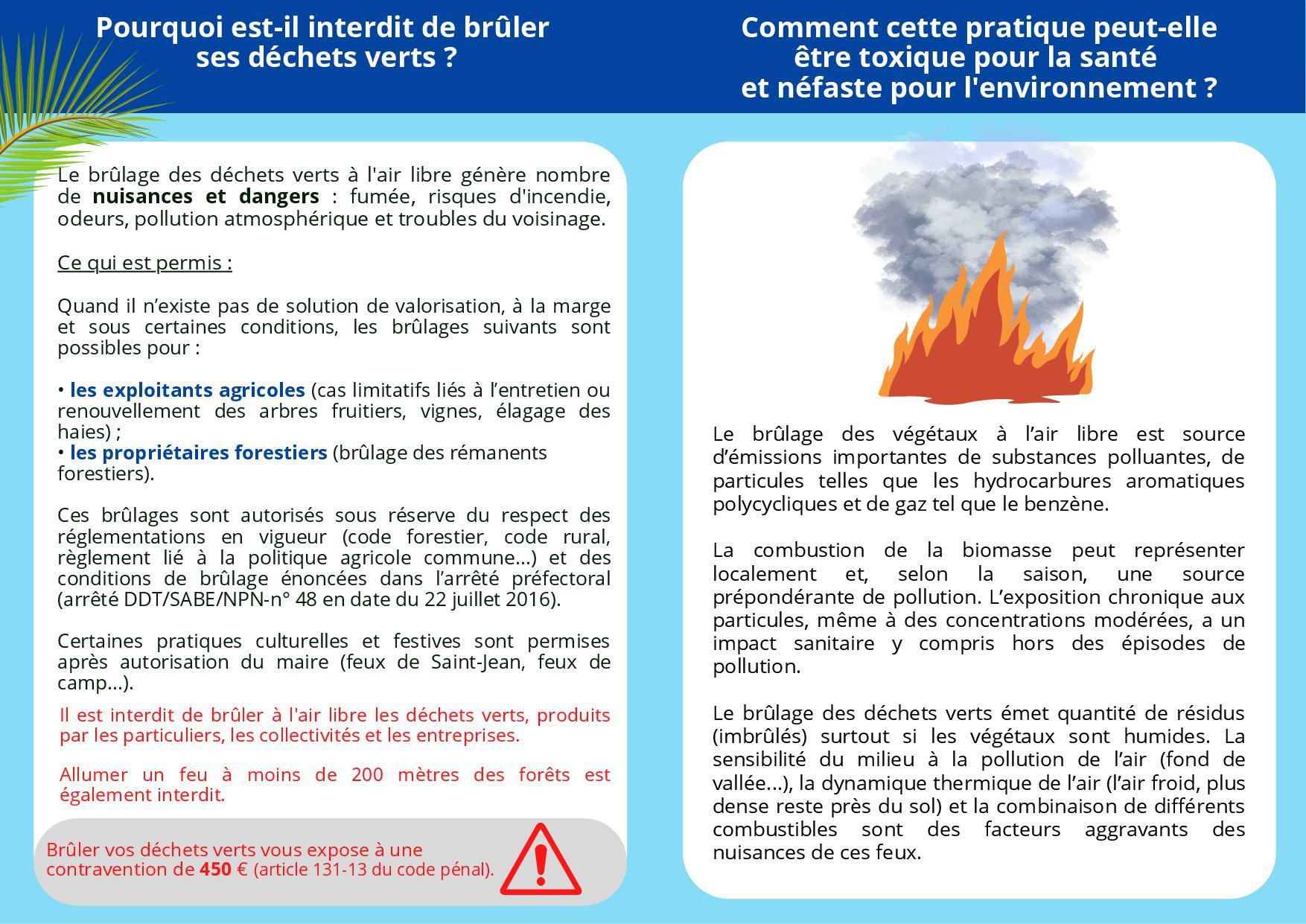 Flyer brulage a l air libre des dechets verts interdit2