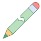 Icons8 broken pencil 80