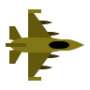 Icons8 fighter jet 96