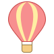 Icons8 hot air balloon 80