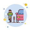 Icons8 protected bike lane 100