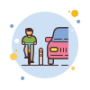 Icons8 protected bike lane 100